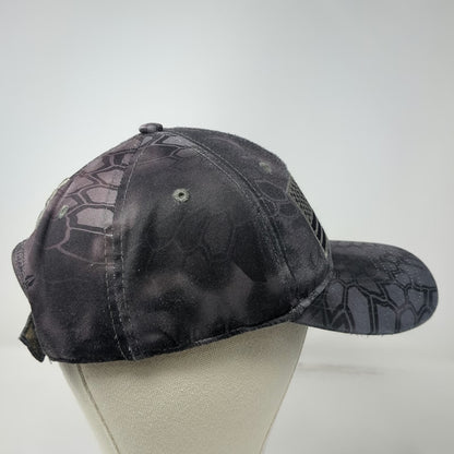 Kryptek Baseball Cap Gray One Size Typhon Camo American Flag Spartan Hat