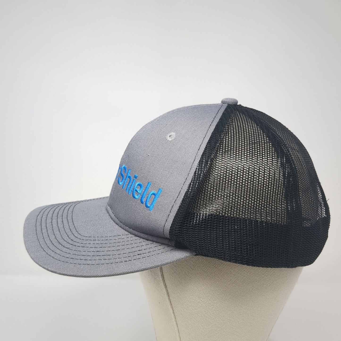 CarShield Snapback Trucker Hat Gray One Size Mesh Back Port Authority