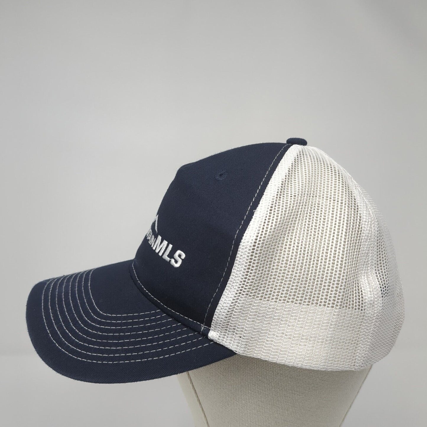 Intermountain MLS Snapback Trucker Hat Blue OS Adjustable Mesh Port Authority