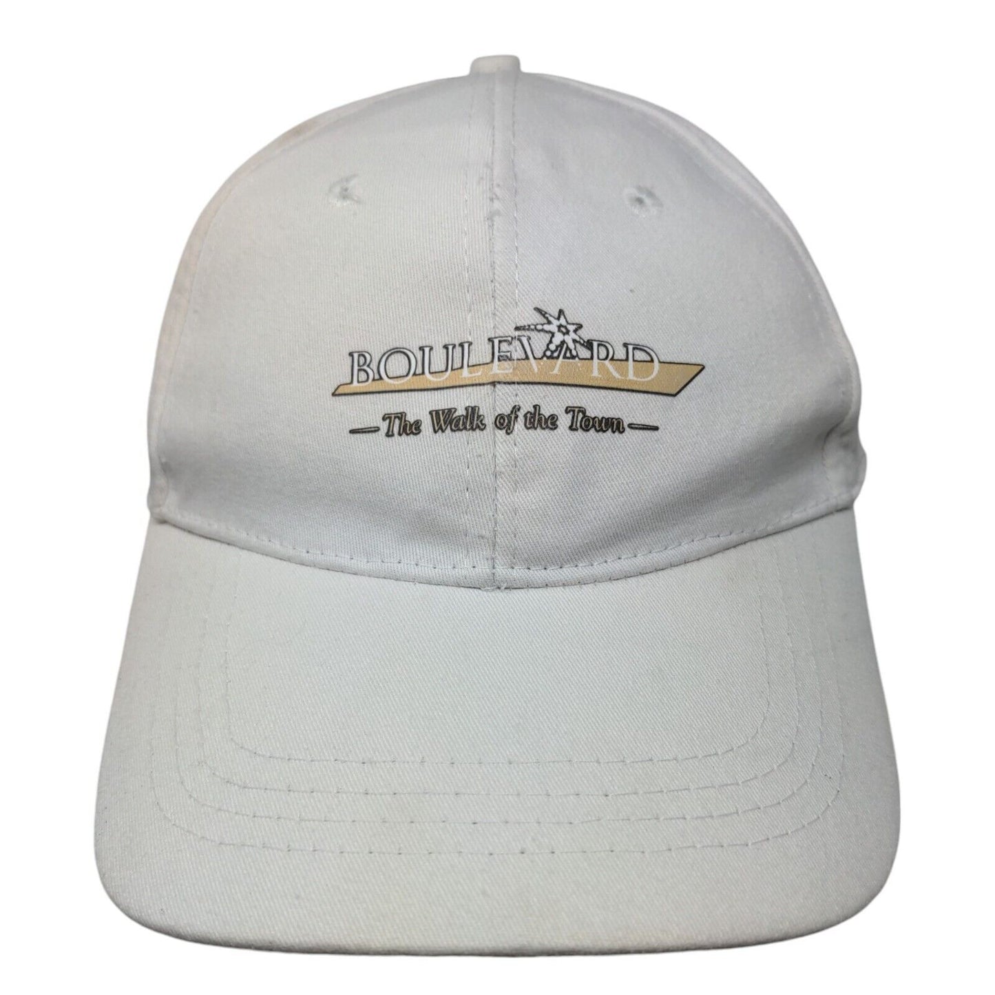 Boulevard The Walk Of The Town Slideback Hat White One Size 6 Panel