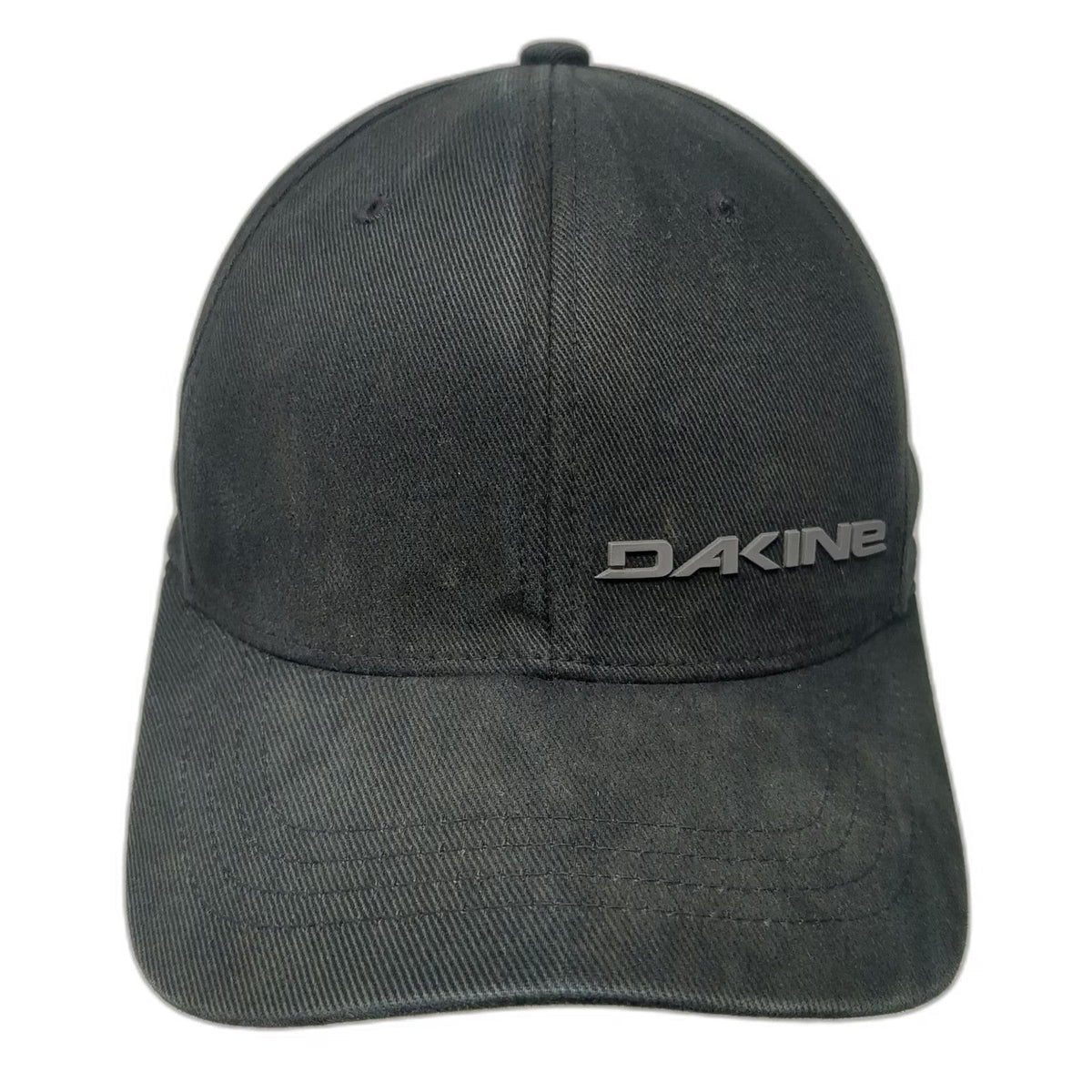 Dakine Baseball Cap Black One Size Flexfit Raised Logo Cotton Spandex Curved Hat