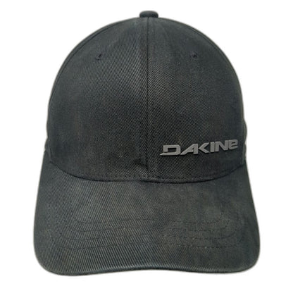 Dakine Baseball Cap Black One Size Flexfit Raised Logo Cotton Spandex Curved Hat
