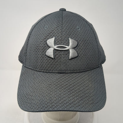 Under Armour Fitted Hat Gray XL Embroidered UA Classic Fit Blitzing