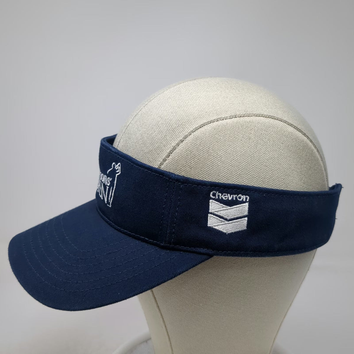 Ivory Headwear Visor Blue One Size Albertsons Boise Open Chevron Strapback Hat