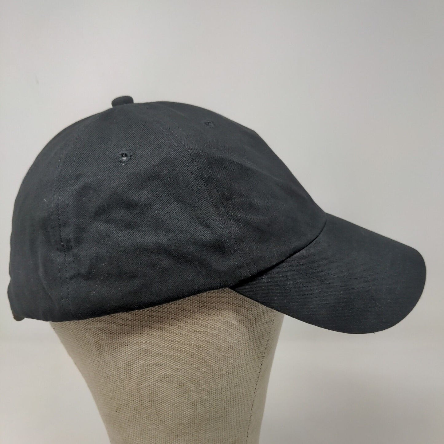 Quake City Caps Men's Slideback Hat Black OSFM Embroidered Owl Kitchen Staff