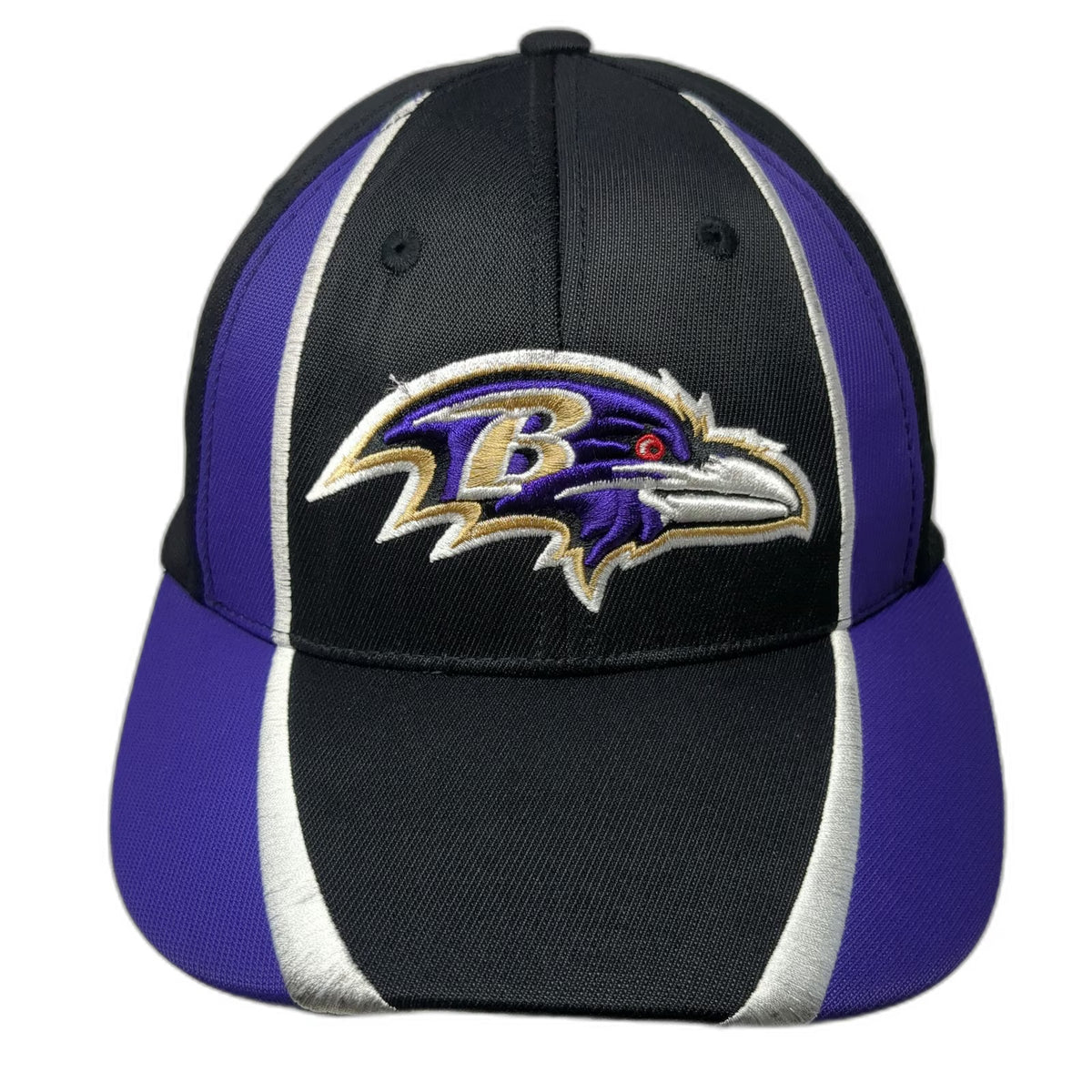 Baltimore Ravens NFL Team Apparel Cap Hat Gray One Size Strapback Embroidered