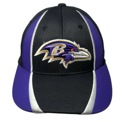 Baltimore Ravens NFL Team Apparel Cap Hat Gray One Size Strapback Embroidered