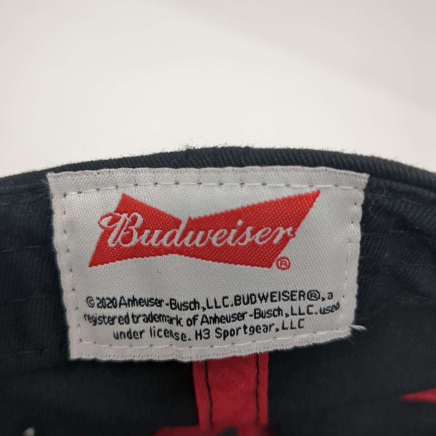 Budweiser King Of Beers Strapback Hat Black One Size Adjustable 6 Panel