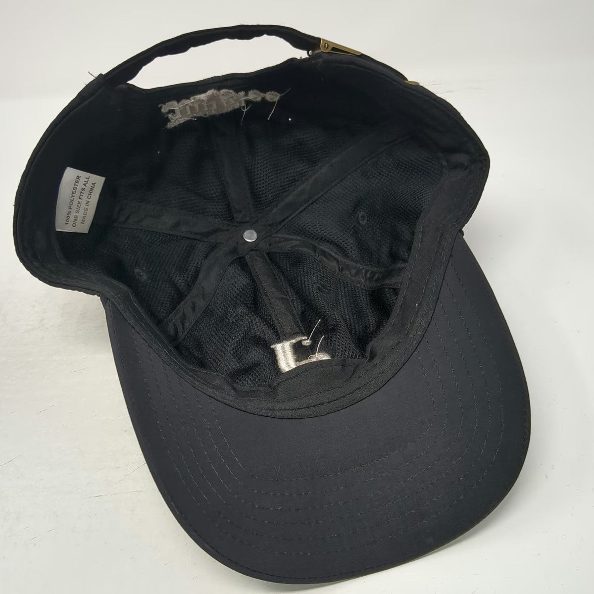 Junglee Craft Cocktails Baseball Cap Hat Black One Size Slideback Polyester