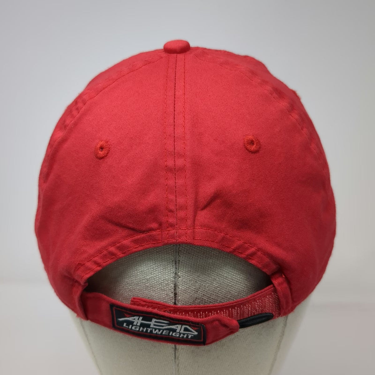 Ahead Baseball Cap Red One Size Fairmont Hot Springs Montana EST 1972 Patch Hat