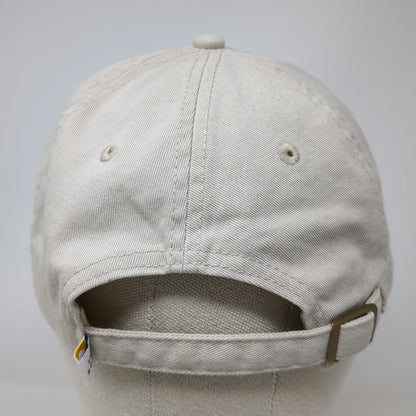 Life is Good Baseball Cap Beige One Size Daisy Flower Pink Spray Effect Hat
