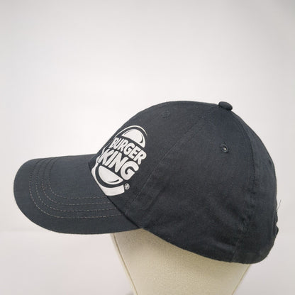 Burger King Slideback Hat Gray One Size Solid Adjustable Crew Uniform
