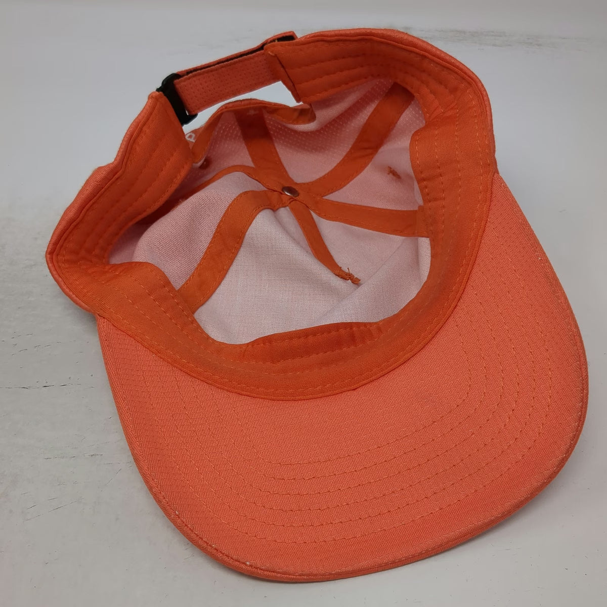 PGA Tour Strapback Orange One Size Airflux Breathable Performance Mesh Golf Hat