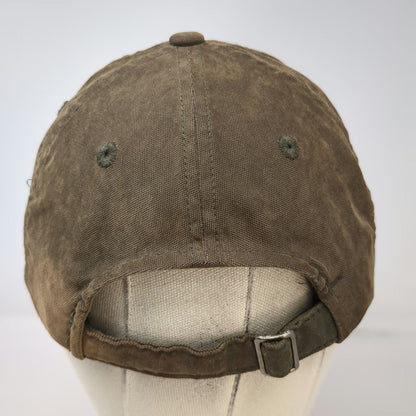 Port Authority Baseball Cap Brown One Size Embroidered FBS Logo Slideback Hat