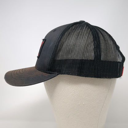Hoyt Archery Black Trucker Hat One Size REDWRX Patch Mesh Back Snapback Logo