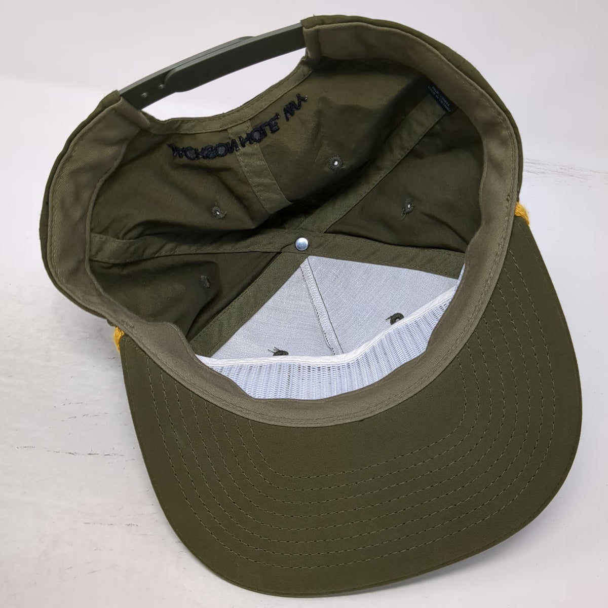 You Know. 5 Panel Green Hat One Size Jackson Hole WY Mountain Rope Snapback