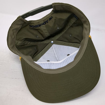 You Know. 5 Panel Green Hat One Size Jackson Hole WY Mountain Rope Snapback