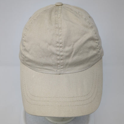 Unbranded Strapback Hat Tan One Size Adjustable Solid Blank 6 Panel