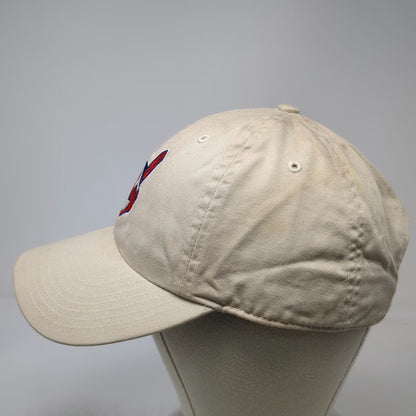 Cleveland Indians MLB Twins Enterprise Baseball Cap Beige OSFM Logo Slideback
