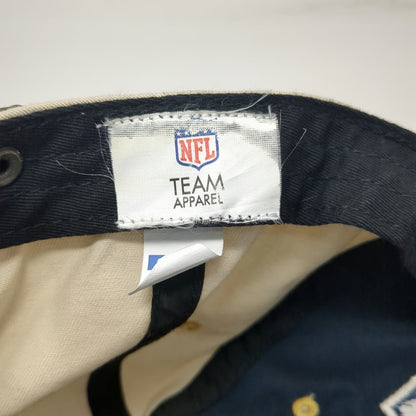 NFL Team Apparel Seattle Seahawks Blue Beige One Size Cap Hat Contrast Stitching