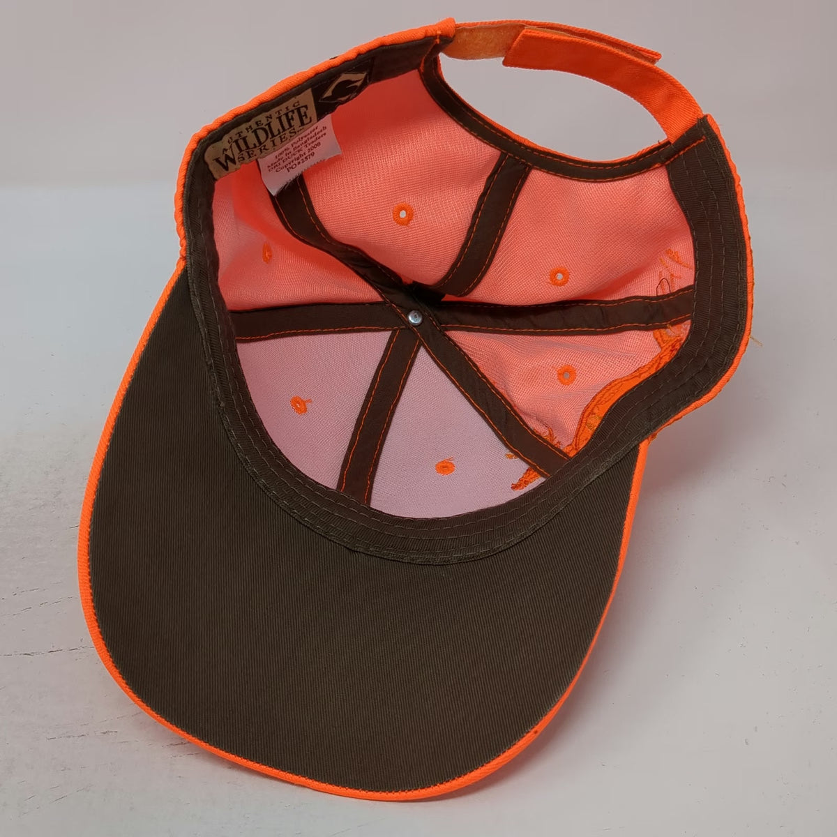 Dri Duck Baseball Cap Orange OSFM Embroidered Deer Hunting Wildlife Series Hat