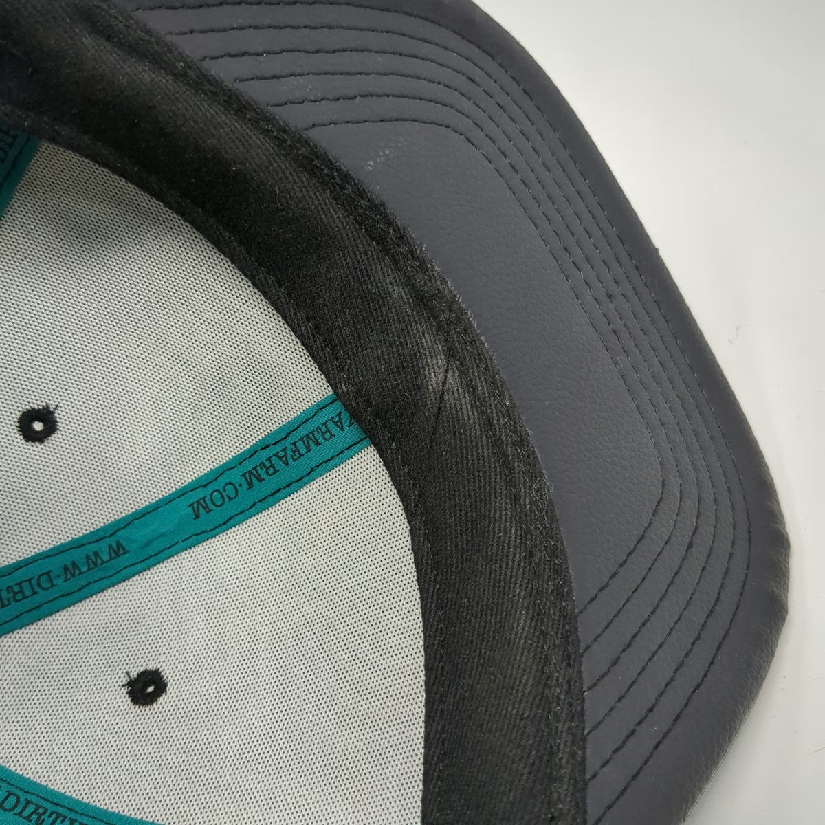 Dirty Arm Farm Trucker Hat Black One Size Blue Microscope Logo Mesh Snapback