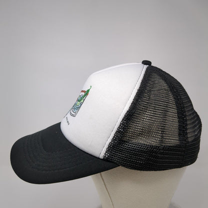 Extra Spicy Cocktails Snapback Mesh Back Trucker Hat Black One Size