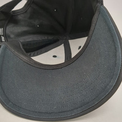 adidas Baseball Cap Black One Size Structured Performance Logo Adjustable Hat