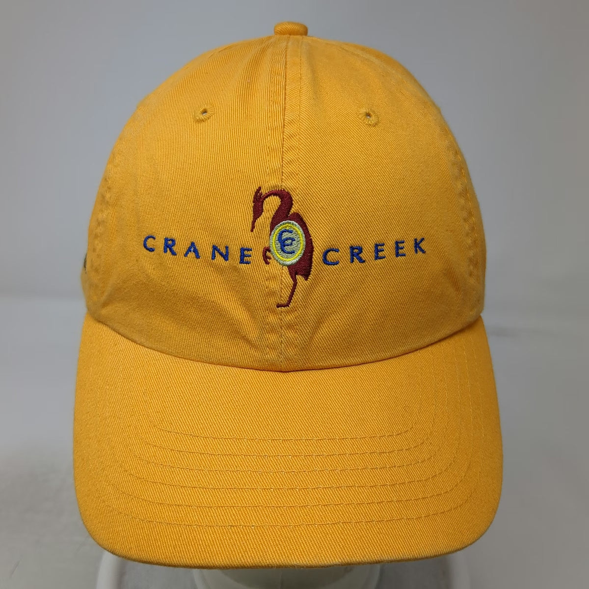 Big I Junior Classic Baseball Cap Yellow OSFM Allied Insurance Crane Creek Hat