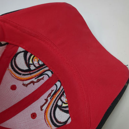 Monster Jam Boys Kids El Toro Loco Baseball Cap Red 3D Horns Flames Graphic Hat