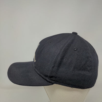 Jordan Jumpman Fitted Hat Black 7 1/4 Embroidered Vent Holes 6 Panel