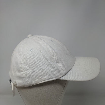 Unbranded Slideback Hat Cream One Size Adjustable 6 Panel Solid Blank