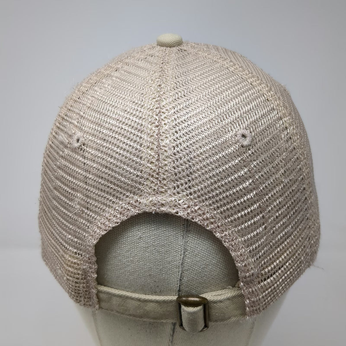 Quake City Caps Baseball Cap Beige One Size Tropicana Atlantic City Mesh Hat