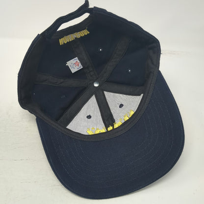 Blue Baseball Cap One Size Strapback America's Navy Embroidered USA Made Hat