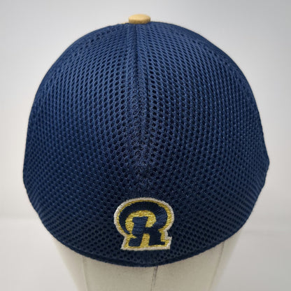 Los Angeles Rams NFL New Era Blue Cap M 39THIRTY Mesh Back Stretch Gold Hat Logo