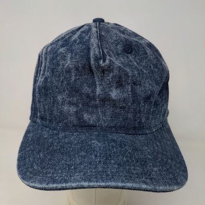 No Boundaries Women's Snapback Hat Blue Size One Size Blank Denim