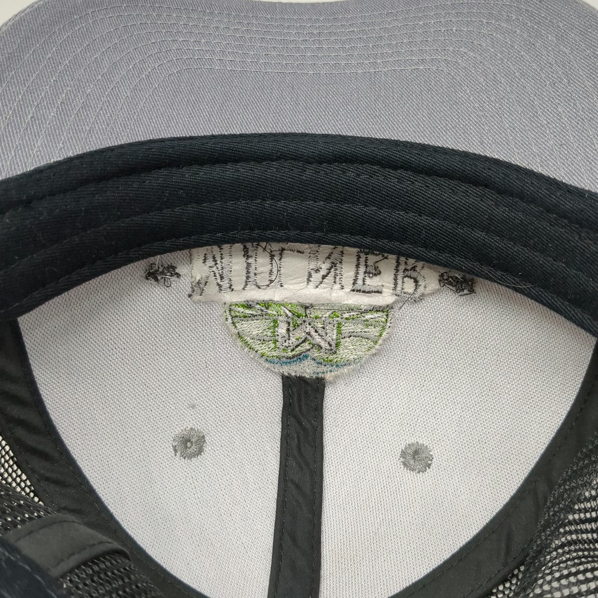 Port Authority Trucker Hat Gray Black One Size Mesh Snapback Milner Irrigation