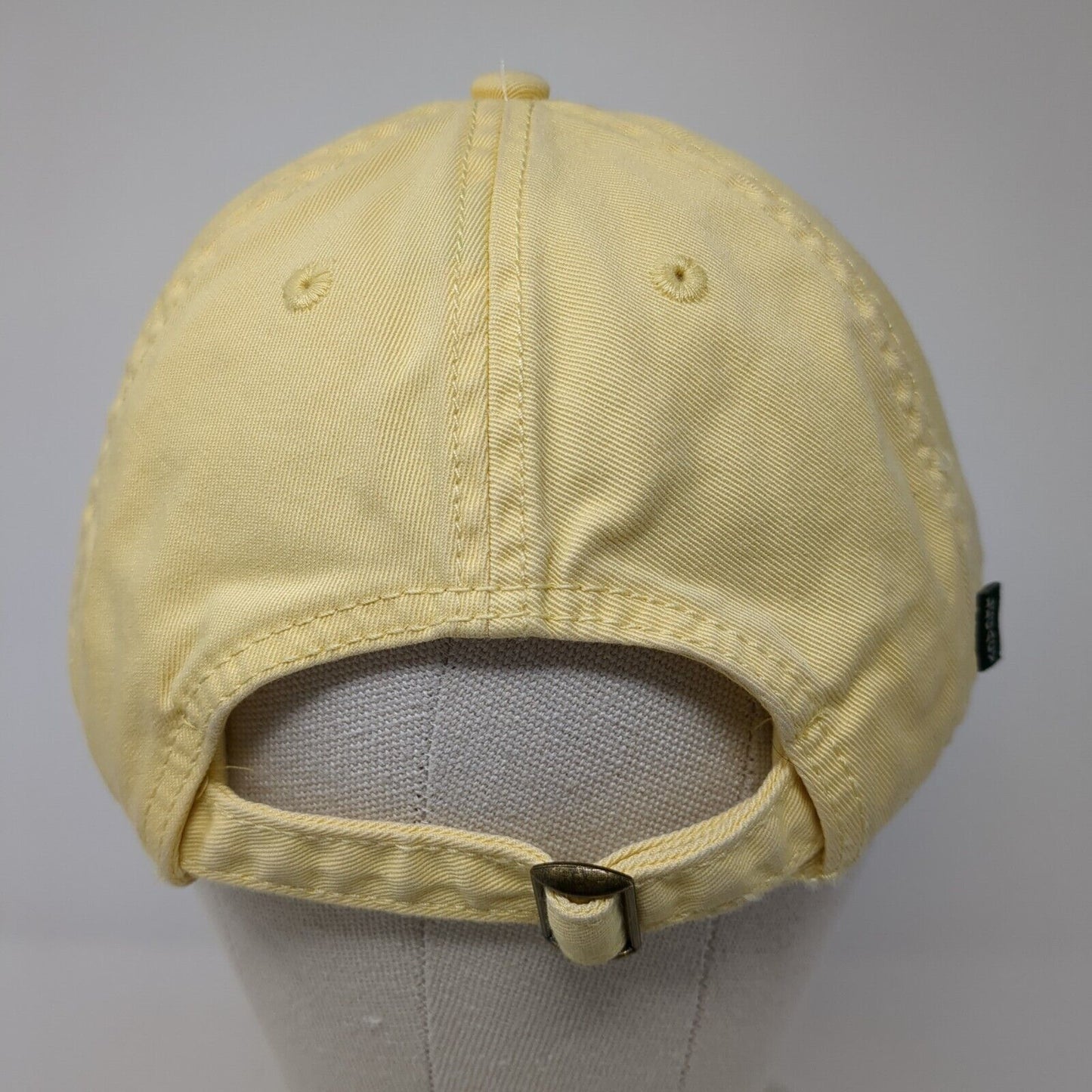Yotes Football Slideback Hat Yellow One Size Adjustable Solid Legacy