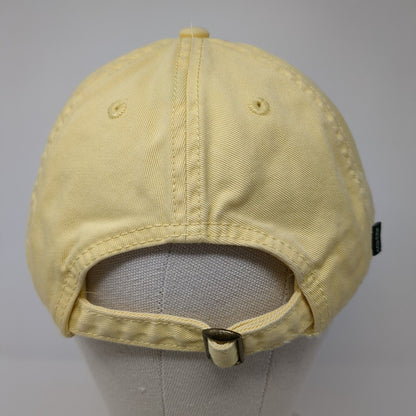Yotes Football Slideback Hat Yellow One Size Adjustable Solid Legacy