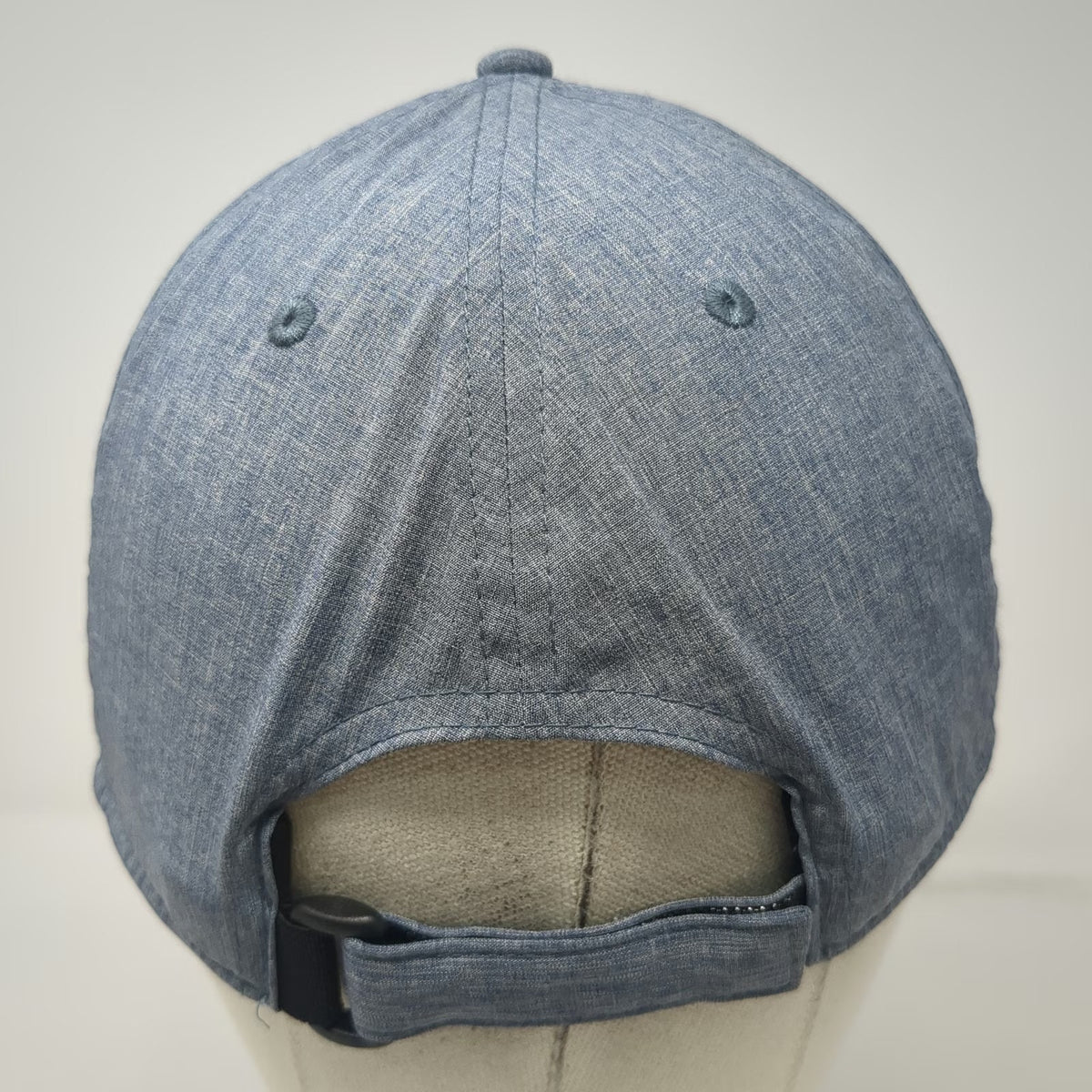 Pacific Headwear Baseball Cap Gray One Size Laser Cut MRK Logo Performance Hat