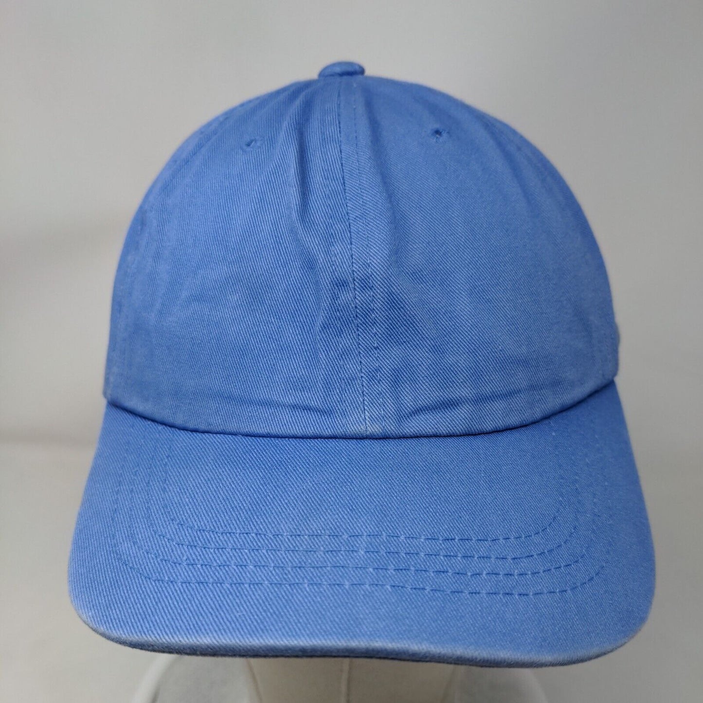 Gap Strapback Hat Blue Large Adjustable Solid 6 Panel Vent Holes Blank