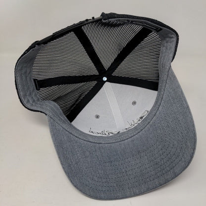 Boise River Marathon Snapback Trucker Hat Gray OS Adjustable Mesh Richardson