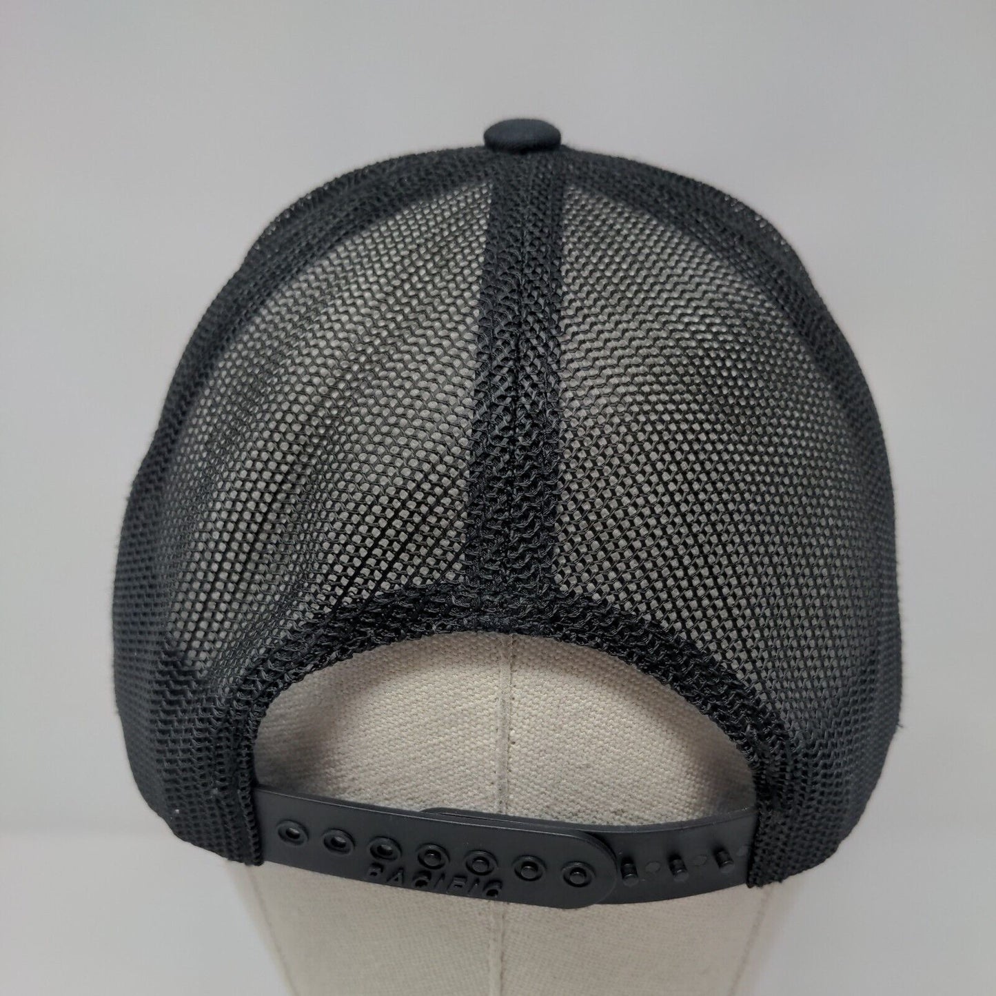 CF Chicago Fire Snapback Mesh Back Trucker Hat Black OSFA Embroidered