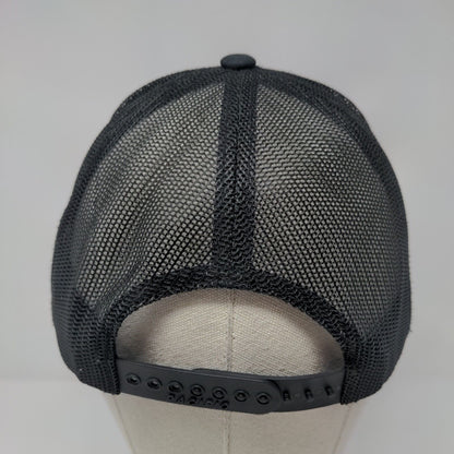 CF Chicago Fire Snapback Mesh Back Trucker Hat Black OSFA Embroidered