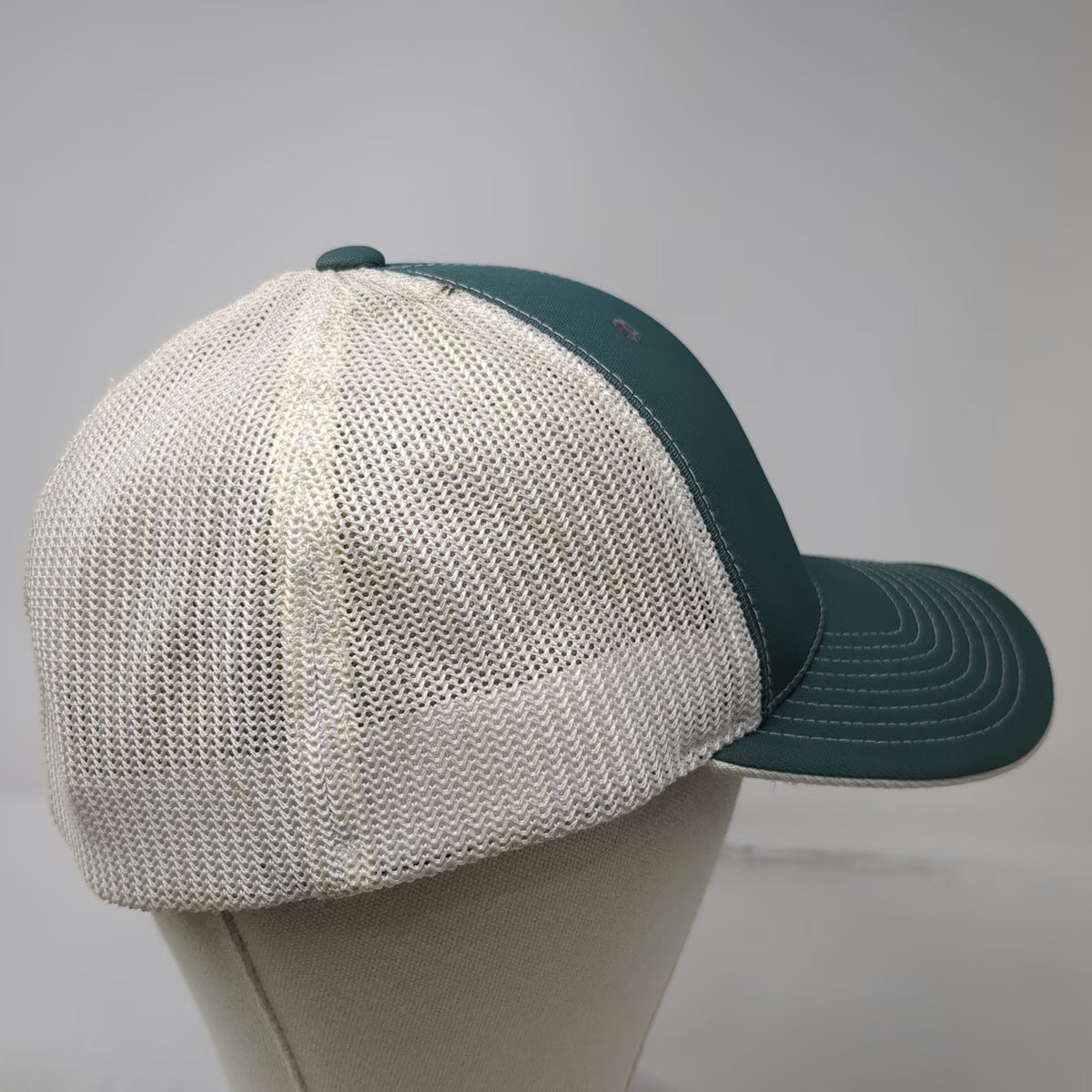 Pacific Headwear Snap-on Baseball Cap Blue XL Mesh Back Fitted Pro Model Hat