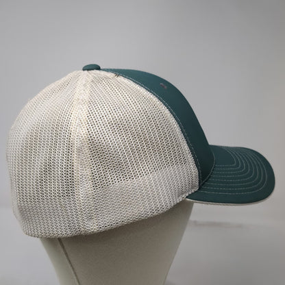 Pacific Headwear Snap-on Baseball Cap Blue XL Mesh Back Fitted Pro Model Hat