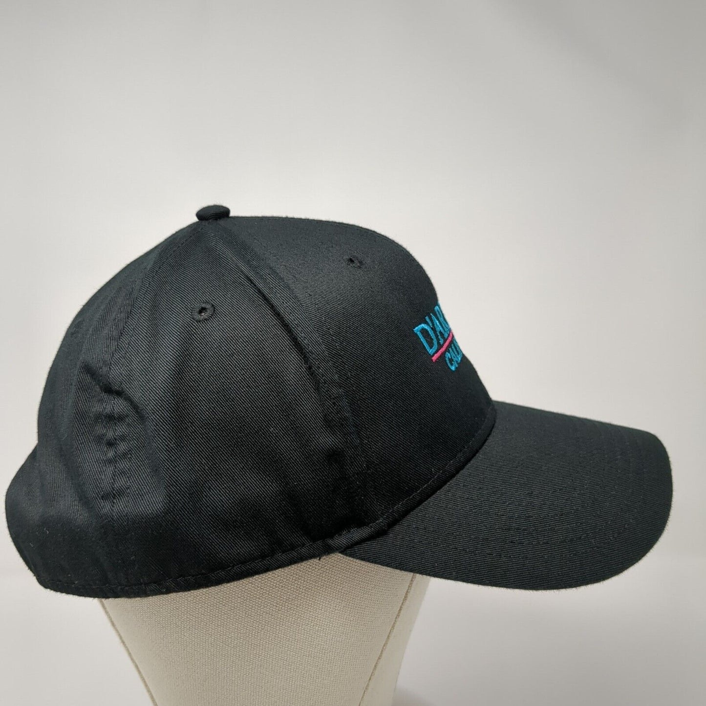 D'Arrigo California Snapback Hat Black One Size Solid Embroidered Otto