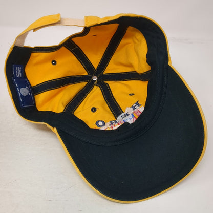 HYP Baseball Cap Yellow One Size Side Pocket North Hero Vermont Nautical Hat