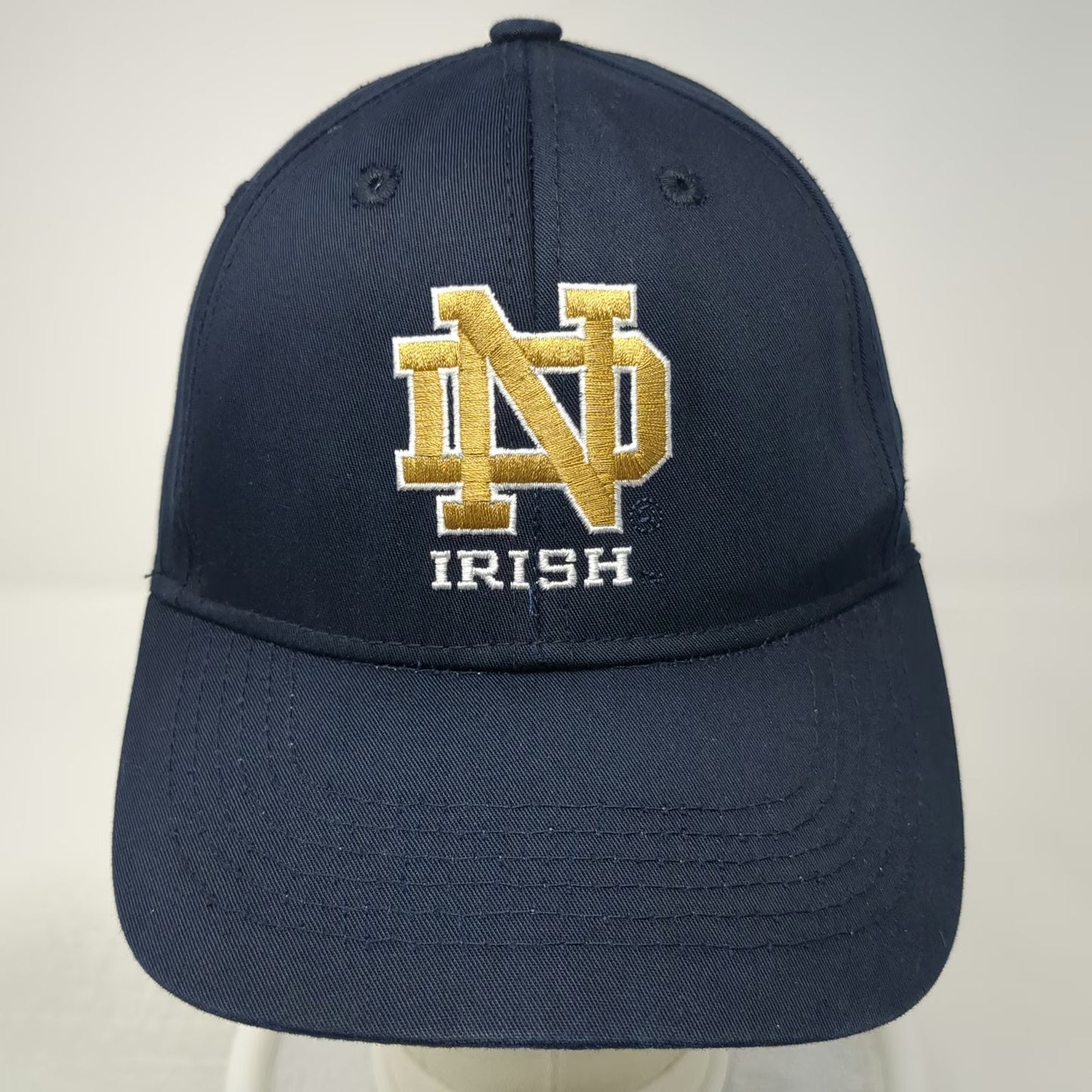 Notre Dame Irish NCAA Captivating Headgear Blue Gold One Size Cap Strapback Hat