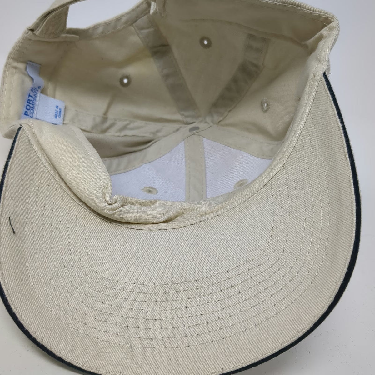 Port & Company Roaring Springs Water Park Hat Beige One Size Baseball Cap